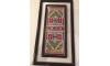 Embroidered colorful Wall Hanging Glass Frame - Item No.001